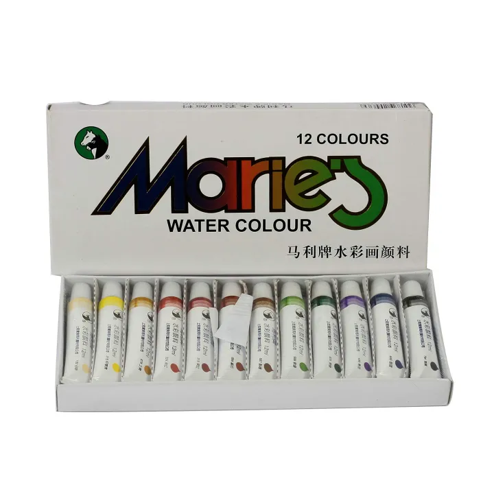 MARIES%20Water%20Color%20Tube%2012%20Sheds%205ml%20-%20Image%203