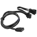 5V/12V Rgb 3/4Pin Lighting The Motherboard Synchronous Control Adapter Cable Eatop. 