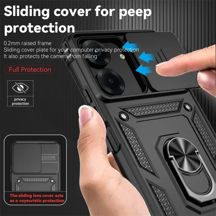 For%20Xiaomi%20Redmi%2013C%20Case%20Slide%20Lens%20Protect%20Shockproof%20Armor%20Phone%20Cases%20For%20Xiaomi%20Redmi%2013C%2013%20C%20Redmi13C%20Ring%20Holder%20Cover%20-%20Image%205