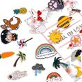 Cute Japanese Metal Cartoon Brooch Girl Personality Badge Creative Accessories Cartoon Safety Pin.