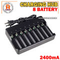 18650 Battery Charger 8 Slots for Rechargeable Batteries and Universal Smart Battery Charger for 18650 18500 18350 Li-Ion Intellicharge Charger 8 Bay (Battery Not Included). 