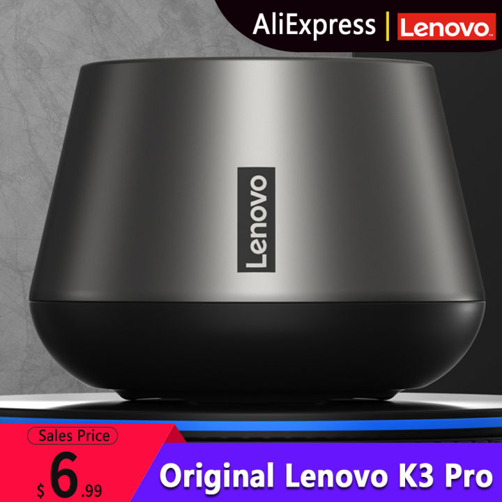 Lenovo Thinkplus K3 Pro TWS Wireless Speaker Stereo Bass Music Player HD Calls Sound Bar Bluetooth Portable Speakers with Mic