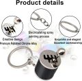 Shifter Gear Keychain, 6 Speed Gear Box Shifter , Mini Car Gear Shift Stick Knob Keyring, Car Key Fob Keychain Accessories. 