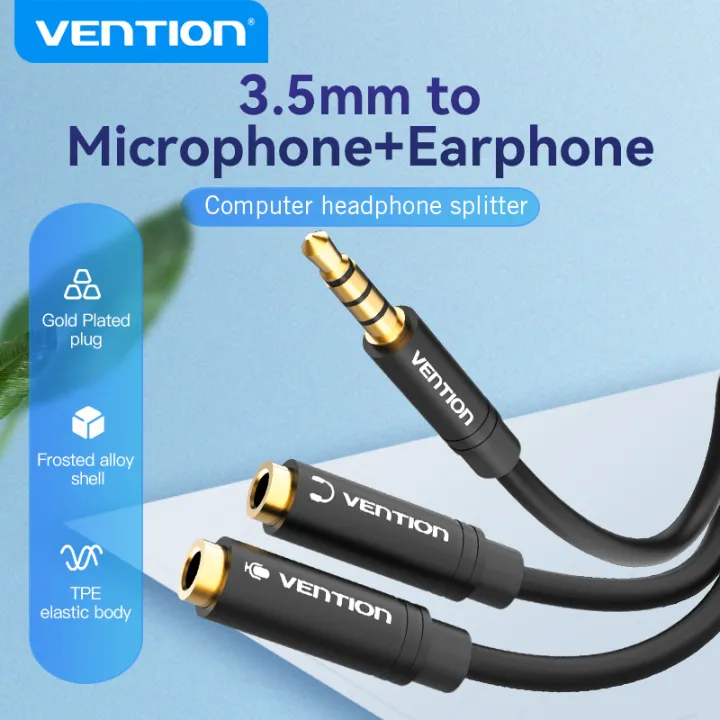 VENTION%20BBVBY%204%20Pole%203.5mm%20Male%20to%202*3.5mm%20Female%20Stereo%20Splitter%20Cable%20-%200.3%20Meter%20-%20Image%202