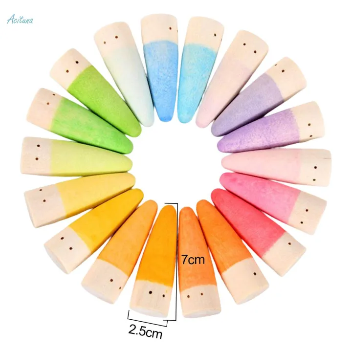 18x%20Rainbow%20Peg%20Dolls%20for%20Toddlers%20Match%20Counting%20Color%20Classification%20Training%20Logical%20Thinking%20Montessori%20Toy%20Wood%20Stacking%20Toys%20for%20Kids%20,%20Pointed%20Head%207x2.5cm%20-%20Image%209