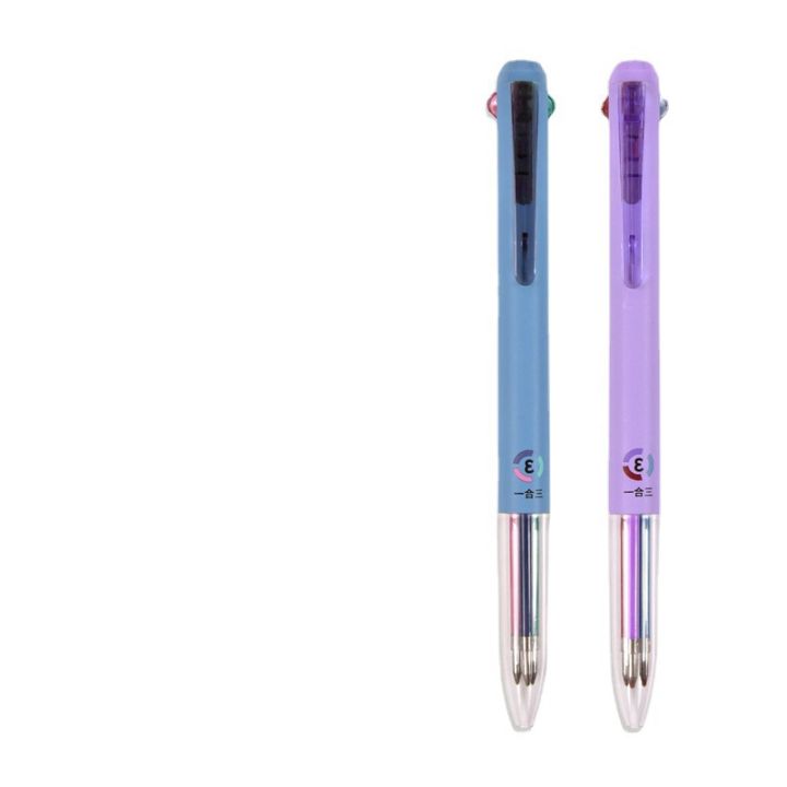Simple Multi-Color Ballpoint Pen Student Notes Special Multi-Color One Color Marking Pen Gel Pen Press Color