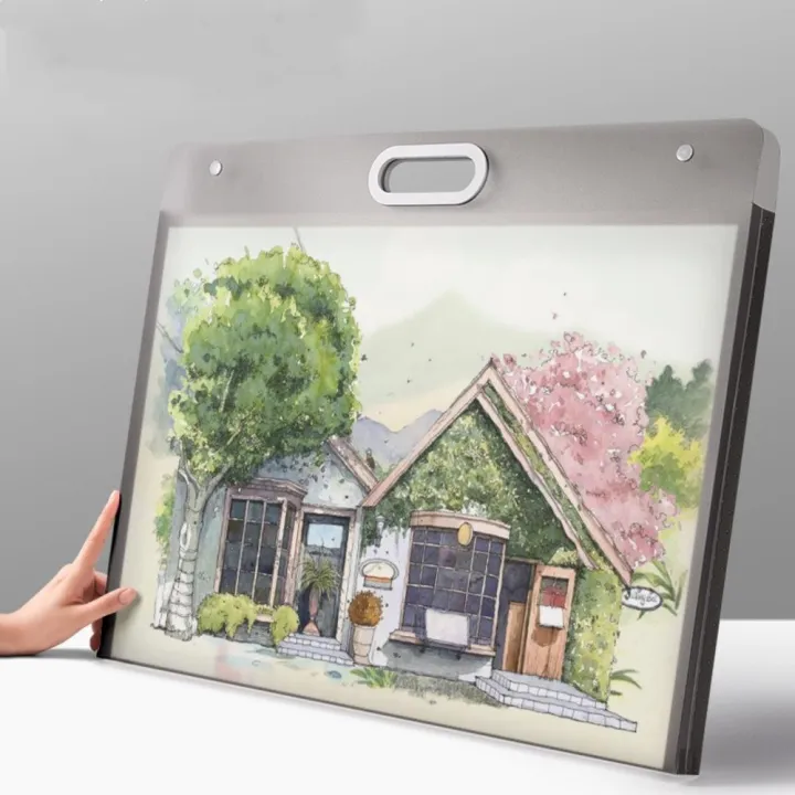 Plastic%204K%20Picture%20Album%20Good%20Quality%20Transparent%20Manuscript%20Art%20ColleCtion%20Storage%208K%20Sketch%20Book%20for%20Picture%20Album%20File%20-%20Image%208