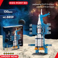 Space Rocket Aviation Spaceport Model Shuttle Launch Center Building Blocks Construction Spaceship Bricks Educational Toys Set for Kids. 