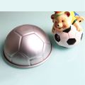 Durable 1 PCS 3D Half Round Ball Shaped Football Cake Mold 8 inch Thickening Aluminum Alloy Mould Birthday Baking Pan.