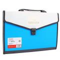 TRANBO Plastic Expanding Bag File Folder with 13 Section Pockets, Foolscape Size.
