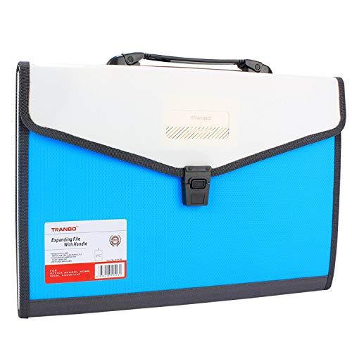 TRANBO%20Plastic%20Expanding%20Bag%20File%20Folder%20with%2013%20Section%20Pockets,%20Foolscape%20Size%20-%20Image%202