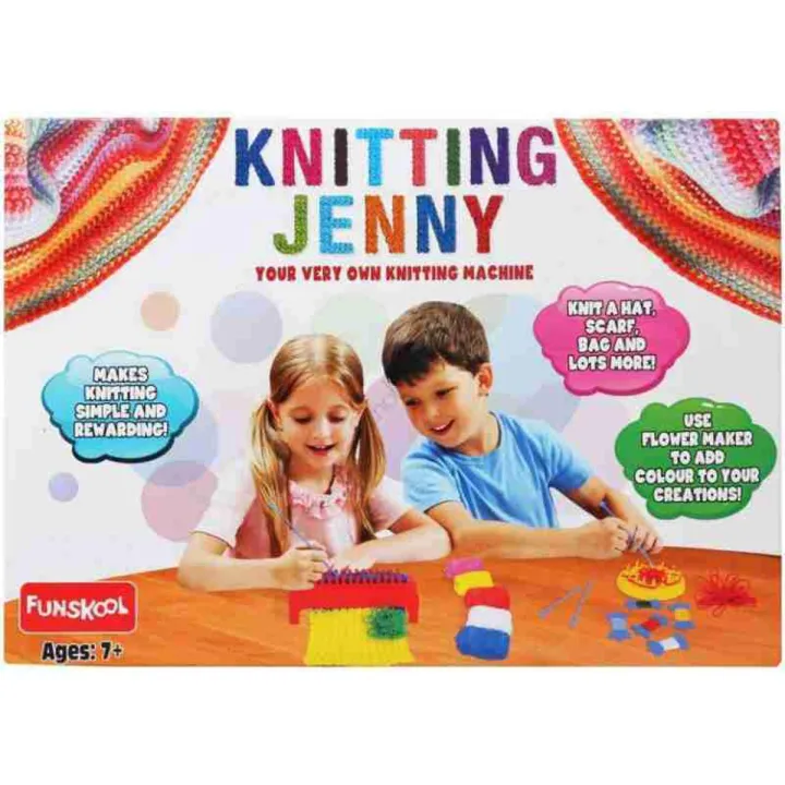 knitting jenny funskool board game age 7+