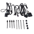 1 Piece Car Front Bumper Parking Sensor Wiring Harness PDC Cable 61129395453 Black for BMW 5 G30. 