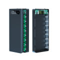 QC/PD Quick Charge 8x18650 LCD Battery Power Bank Case Battery Storage Box Tetuo.