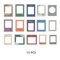 (New)RH Online 15PC Time Boundary erie Waterproof PET ticker Album Diary Journal Decorative Craft crapbooking DIY ticker.