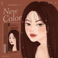 KOTA Dye Cream Permanent Hair Cherry Reddish brown color Organic-100ml. 