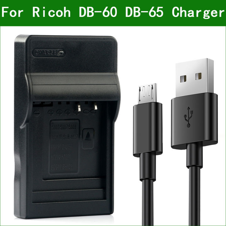 3 X DB-60 batterie + chargeur AC/DC Unique pour Ricoh Bj-6 Bj6 DB60 DB-65 DB60 G600 G700 G700SE gr Digital II III IV GX200 Camera