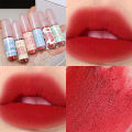 Matte Long Lasting Brown Liquid Lipstick Waterproof Long Lasting Non-Stick Cup Lip Gloss Korea Makeup. 