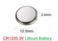 2Pcs- CR1220 Battery 3V CR1220 Watch Battery CR1220 Button Cell Battery CR1220 Coin Cell Battery CR1220 Lithium Cell Battery 3V Battery For Watch - 12 volt battery. 