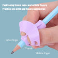 1/5pcs Silicone Pencil Grips Three Fingers Fixed Handwriting Posture Correction Grip Trainer Kids Pencil Holder Writing Grip. 