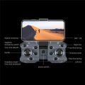 FLH Foldable K6 Max Brashless Tripple Camera with Wide Angle Obstacle Aviodence  Drone With Wide Angle HD 4K Dual Camera in Remote Control Intelligent Height. 