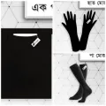 Niqab Combo Pack 1 Pair Hand Socks Leg Socks 1 Pis Niqab For Girls Hat muja Pa Muja Niqab Borka Hijab. 