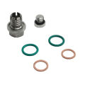 Self Tapping Oil Pan Thread Repair Set, Oversize Piggyback Drain Plug Easy To Install for Car. 