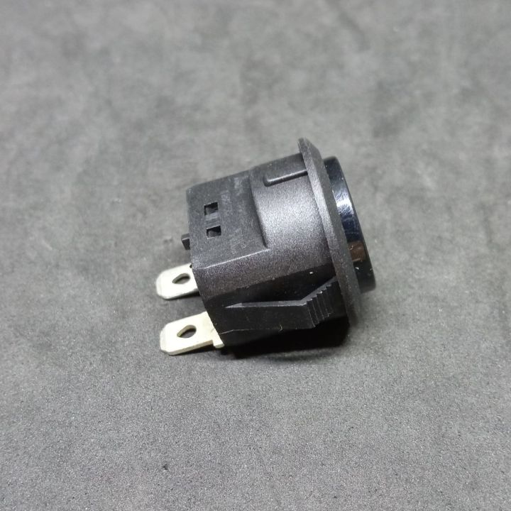 2Pcs-%20Self-Lock%20Round%20BLACK%C2%A0%20Color%202%20Pin%20AC%20250V%2016A%20On%20Off%202%20Terminal%20Push%20Button%20SPST%20Self%20Locking%20Push%20Button%20Switches%20For%20Car%20Bus%20Truck%20Auto%20Bike%20Start%20Button%20Switch%20-%20Image%206