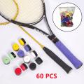 1pc/60pcs Non-slip Rubber Grip Tape Tennis Badminton Fishing Rod Pole Golf Squash Racket Anti Slip Over Grip Tape Sweat Tape. 