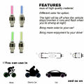 Bicycle wheel LED 2 Piece Bicycle Accessories LED Flash Light Lamp Bike Car Tire Tire Wheel Valve Valve Light Mixer - Innovative Design. 
