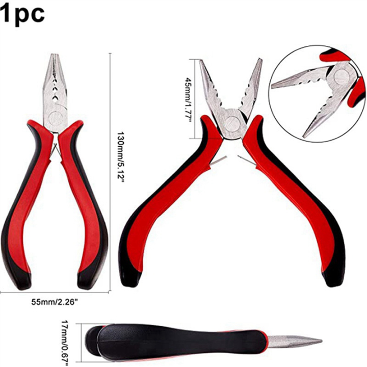 3%20Pack%2045%20Steel%20Jewelry%20Bead%20Crimper%20Tools%20Crimping%20Press%20Plier%20for%20Jewelry%20Making%20Red%20-%20Image%202