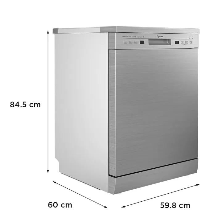 MIDEA%2013%20Place%20Setting%20Freestanding%20Dishwasher%20(WQP12-5201F,%20Silver,7%20wash%20program,%20Child%20Lock,%20Extra%20Dry%20&%20Intensive%2070%20degree%20wash,%20A++%20Energy%20Efficient%20-%20Image%207