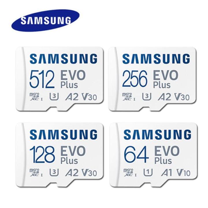 【Ready Stock+FREE Shipping+COD】Original SAMSUNG EVO Plus Micro SD Card 32GB  64GB 128GB 256GB 512GB MicroSD Memory Card C10 TF Card cartao de memoria 