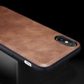 X-Level Applicable iPhone XSMAX Phone case XR Plain Leather Pattern i8 Apple 7p Veneer 11pro Leather Case 12. 