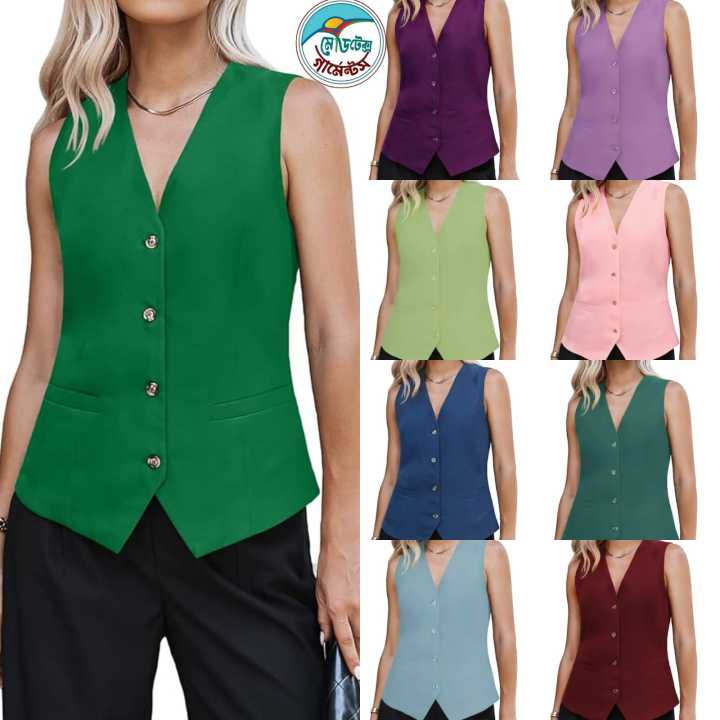 Smart Casual Women’s Sleeveless Suiting Waistcoat
