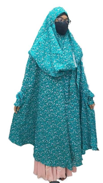 Cotton Arbindo Voiel, Prayer Hijab Big size long 60