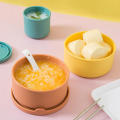 Silicone Lunch Box Leak Proof Snack Container Lunch Box Reusable Airtight Food Containers Lunch Box With Cover. 