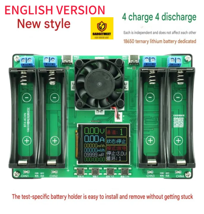 18650%20Lithium%20Battery%20Charger%20Capacity%20Tester%201.77inch%20Display%20Internal%20Resistance%20Measurement%20Module%20Type-C%20Interface%20with%20Battery%20Capacity%20Division%20and%20Running%20Cycle%20Function%20-%20Image%202