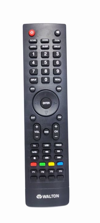 Walton LED TV Remote Control - Black