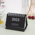 Small Mini Calendar Aesthetic Portable Desktop Calendar Compact Fresh Notebook Calendar for Office School Home Gift Student.