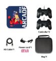 1 pcs Arcade Box Classic Retro Game Console for PS1/DC Built-in 33000 Games 64GB Mini Video Game Super Console 4K HD Display on TV with Portability. 