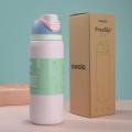 stainless steel Owala fruit cup double-layer vacuum insulated cup sports water bottle outdoor sports fitness water bottle.