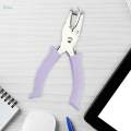 Paper Hole Puncher Heavy Duty Single Paper Hole Punch for Ticket Tag Office.