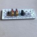 【YIYANGMAOYI111】SeTo 118 Type RJ45 Cat5e Network + Cat3 Tel + AV Audio + VGA +HDMI Outlet Wall Plate Keystone plate.