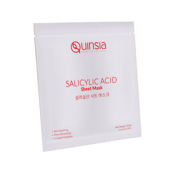 Quinsia Salicylic Acid Sheet Mask - 30gm