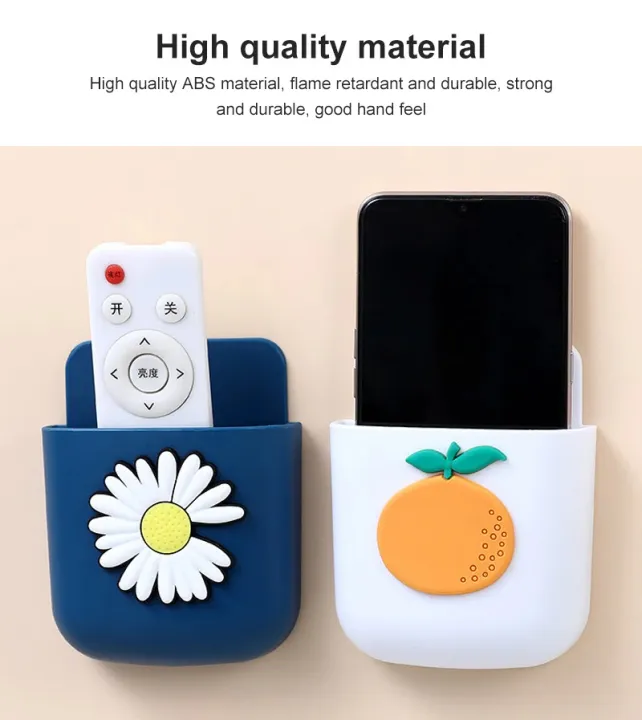 1%20pcs%20Wall%20Mounted%20Storage%20Box%20Mobile%20Phone%20Socket%20Holder%20TV%20Air%20Conditioner%20Remote%20Control%20Organizer%20Self-adhesive%20Box%20-%20Image%207