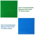 MKTOYS 4PCS Base Plates 32*32 DOTs Classic Building Blocks Baseplate Blue Green Black Brick Plates Juguetes Toys for Child.