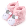 Top Selling Autumn and Winter New Coral Fleece Small Animal Winter Boots Baby toddler shoes Soft soled baby shoes.