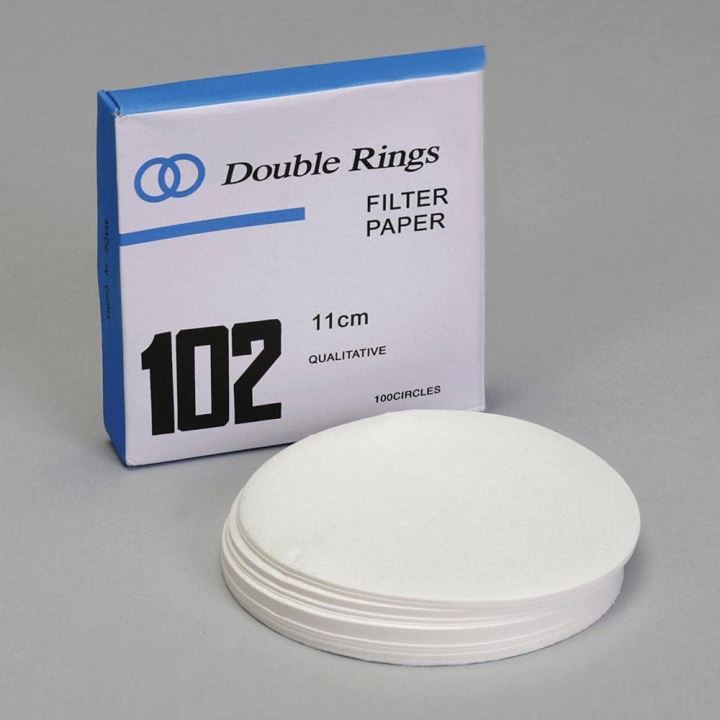 Double Rings Filter Paper - 100 Pieces