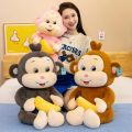 Banana monkey Soft Lovely plush toy Stuffed Animal Monkey Plush Doll. 